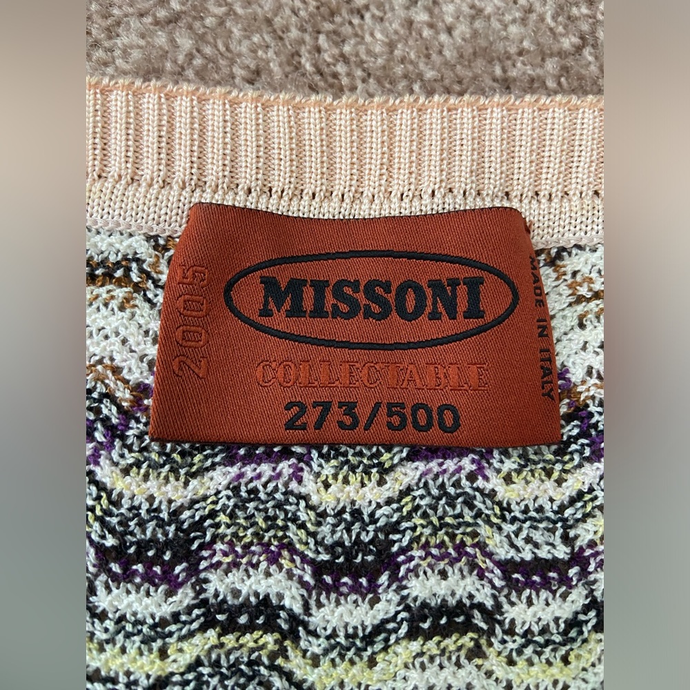 Missoni 2005 Collectable Fruit Applique Knit Sweater V Neck Limited Edit… - Picture 12 of 14